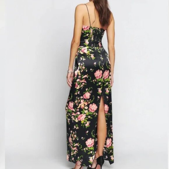 Reformation Frankie Silk Dress - Polina - Picture 4 of 9